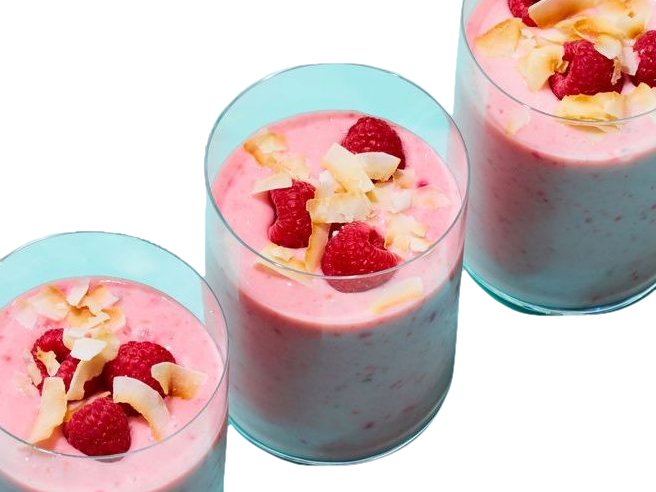 Raspberry And Coconut Smoothie 